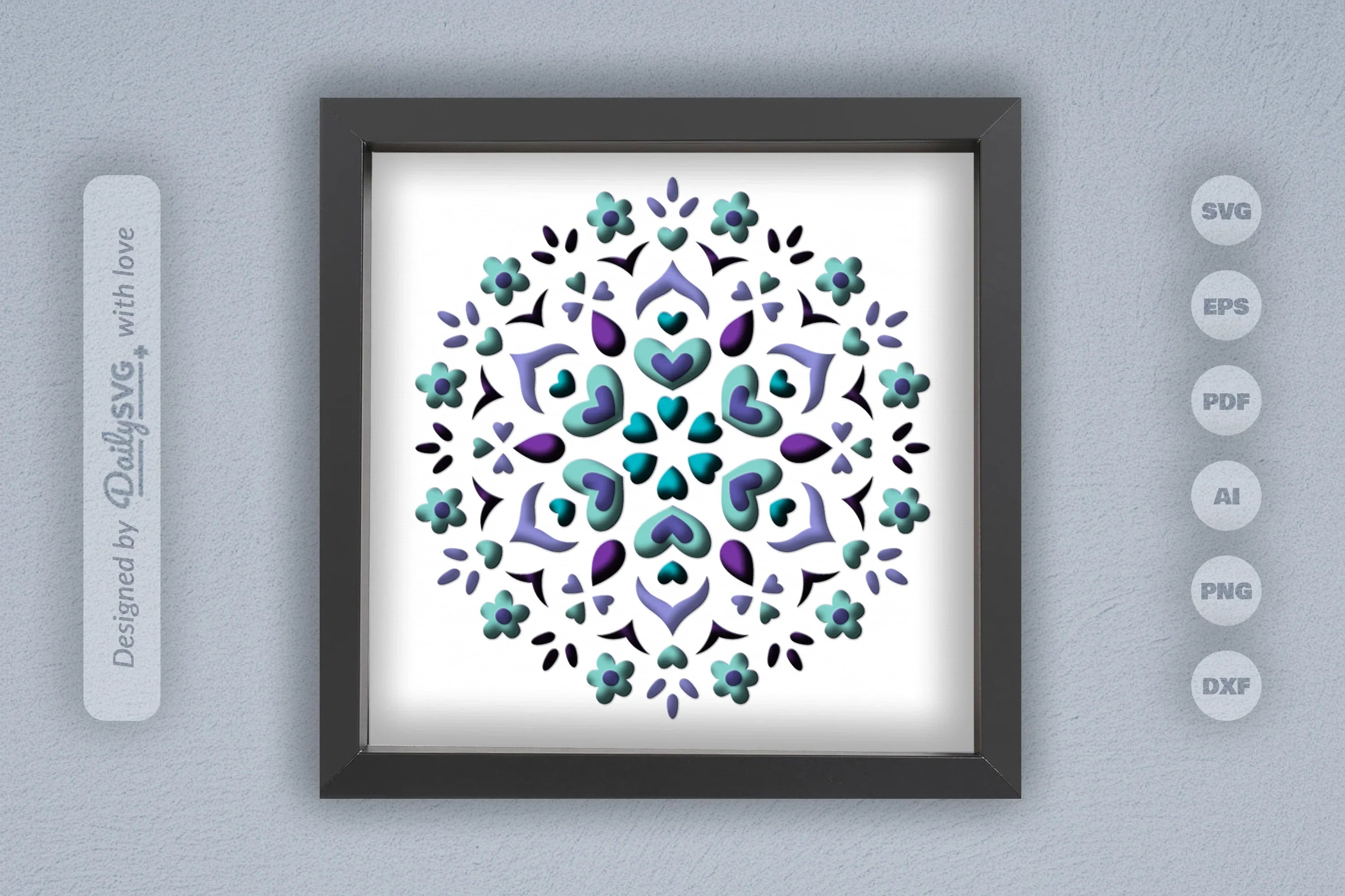 Winter Mandala Papercut SVG Bundle - CraftNest - Digital Crafting and Art