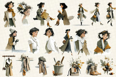Winter Clipart Bundle Set - CraftNest - Digital Crafting and Art