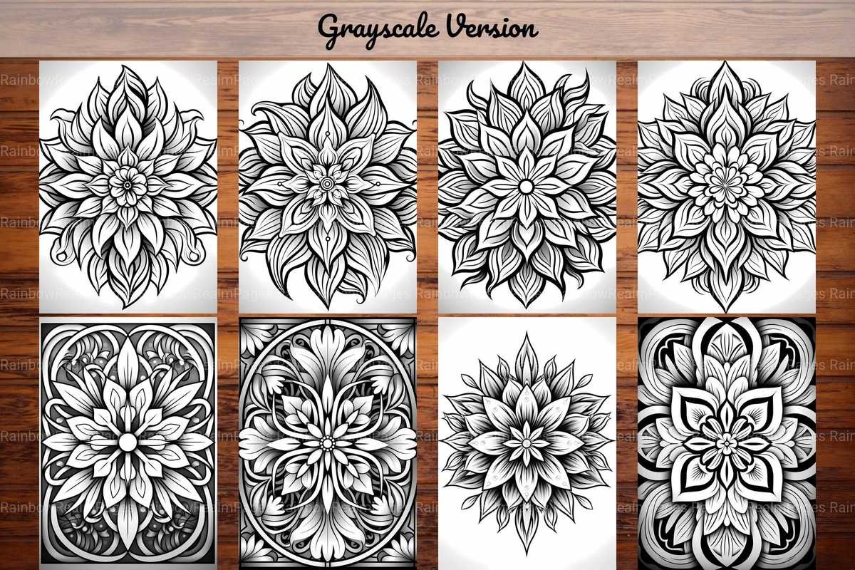 Winter Mandala Coloring Books - CraftNest