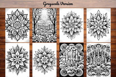 Winter Mandala Coloring Books - CraftNest