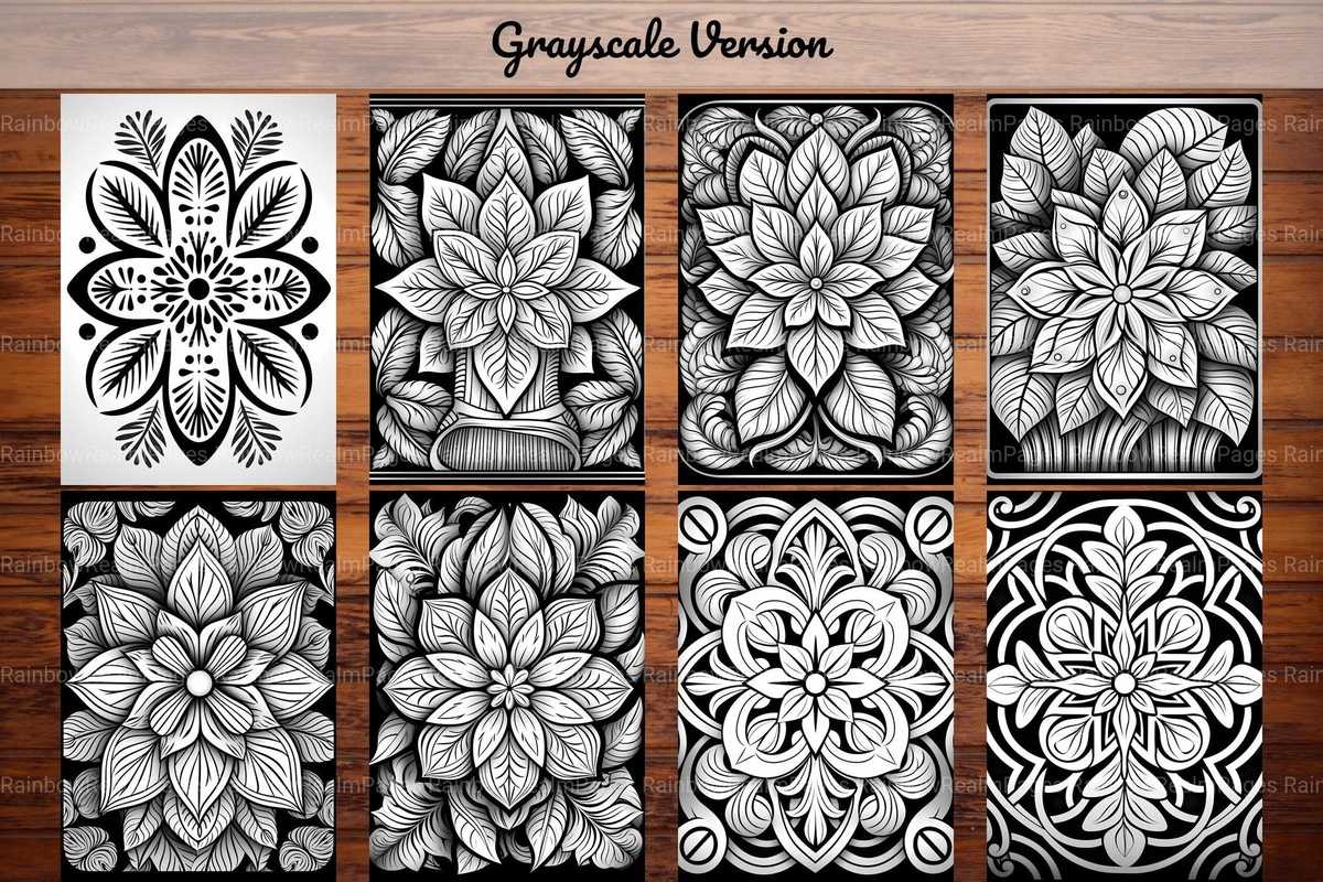 Winter Mandala Coloring Books - CraftNest