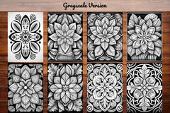 Winter Mandala Coloring Books - CraftNest