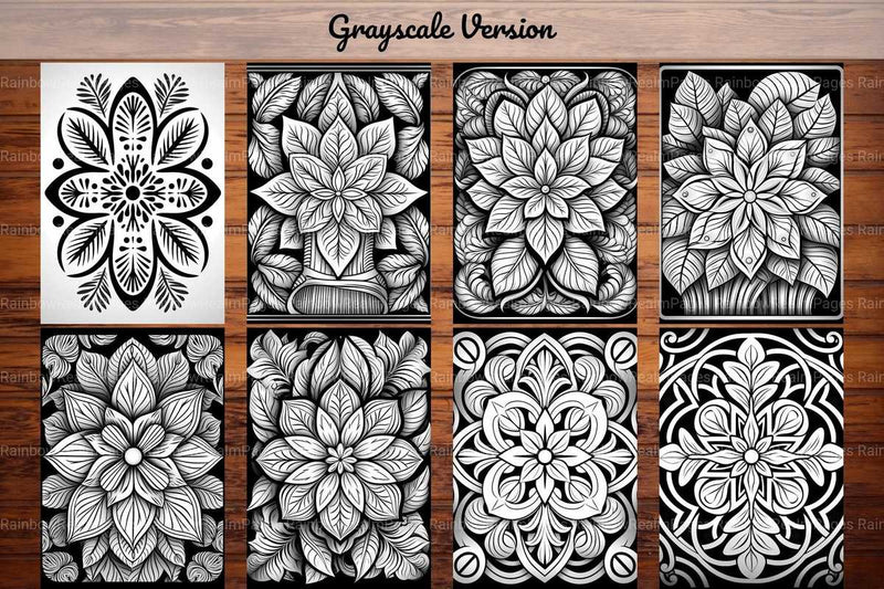 Winter Mandala Coloring Books - CraftNest