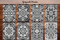 Winter Mandala Coloring Books - CraftNest