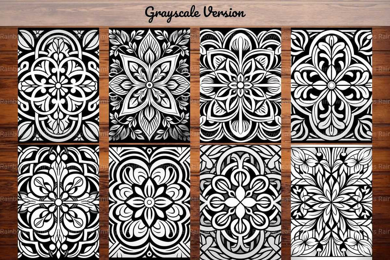 Winter Mandala Coloring Books - CraftNest