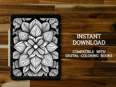 Winter Mandala Coloring Books - CraftNest