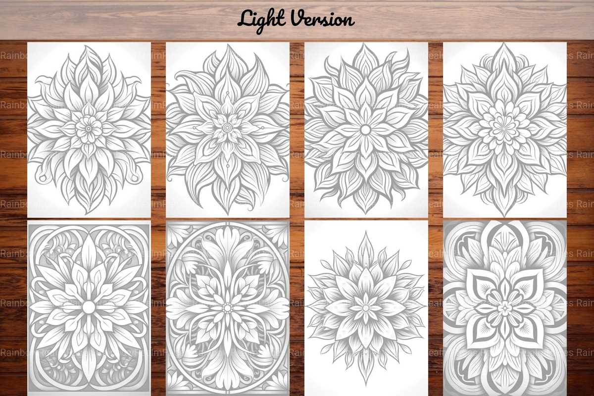 Winter Mandala Coloring Books - CraftNest