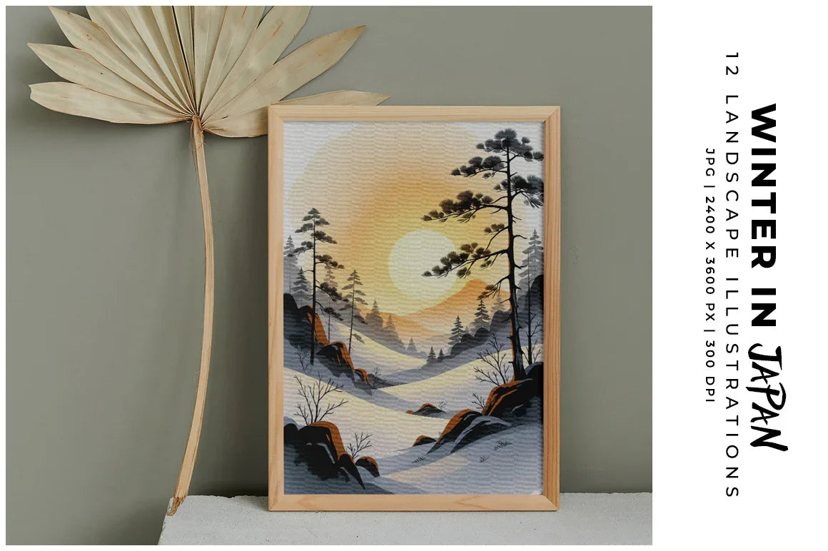 Winter in Japan - Asian - CraftNest - Digital Crafting and Art