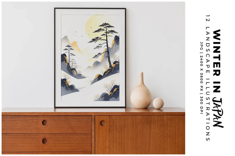 Winter in Japan - Asian - CraftNest - Digital Crafting and Art