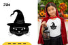 Witch Cat Halloween SVG Bundle