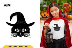 Witch Cat Halloween SVG Bundle - CraftNest - Digital Crafting and Art