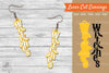 Witches Laser Cut Earrings SVG Bundle