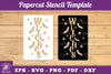 Witches Papercut Stencil Clipart Bundle