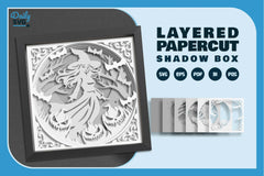 Witch in Halloween Night Scene White Papercut SVG Bundle - CraftNest - Digital Crafting and Art