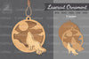 Wolf Laser Cut Ornament SVG Bundle