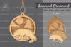 Wolf Laser Cut Ornament SVG Bundle