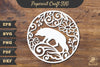 Wolf Papercut Craft SVG Bundle