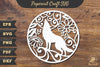 Wolf Papercut Craft SVG Bundle