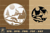 Forest Wolf Ornament Sticker Clipart Bundle