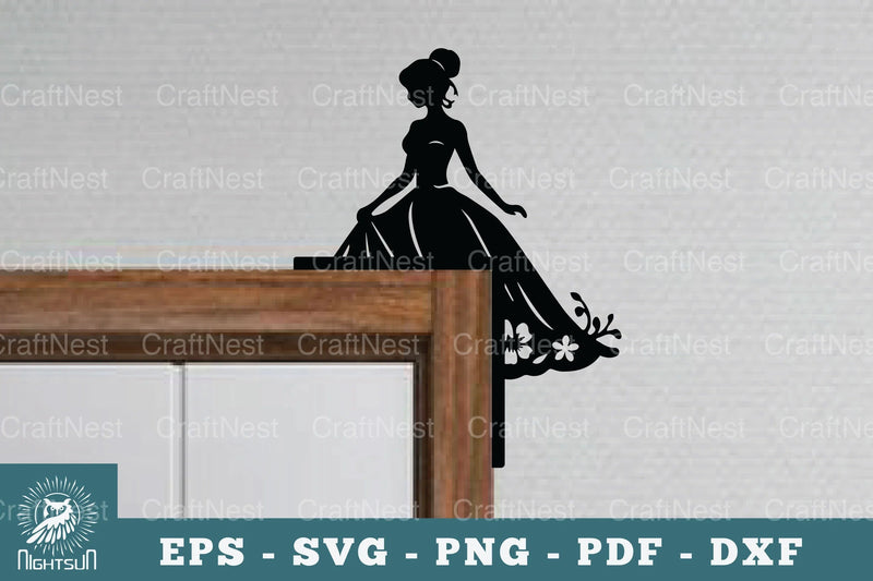 Women Door Corner Lasercut SVG Bundle - CraftNest - Digital Crafting and Art