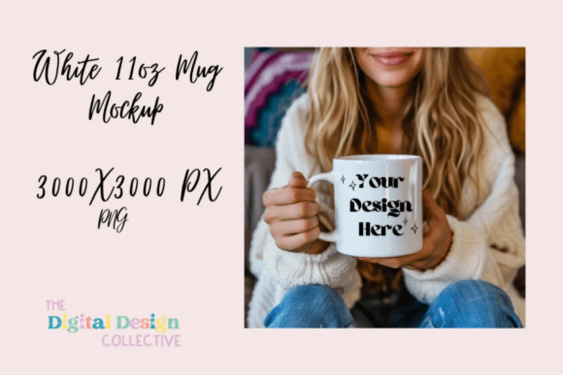 White Coffee Mug Mockup - CraftNest - Digital Crafting and Art