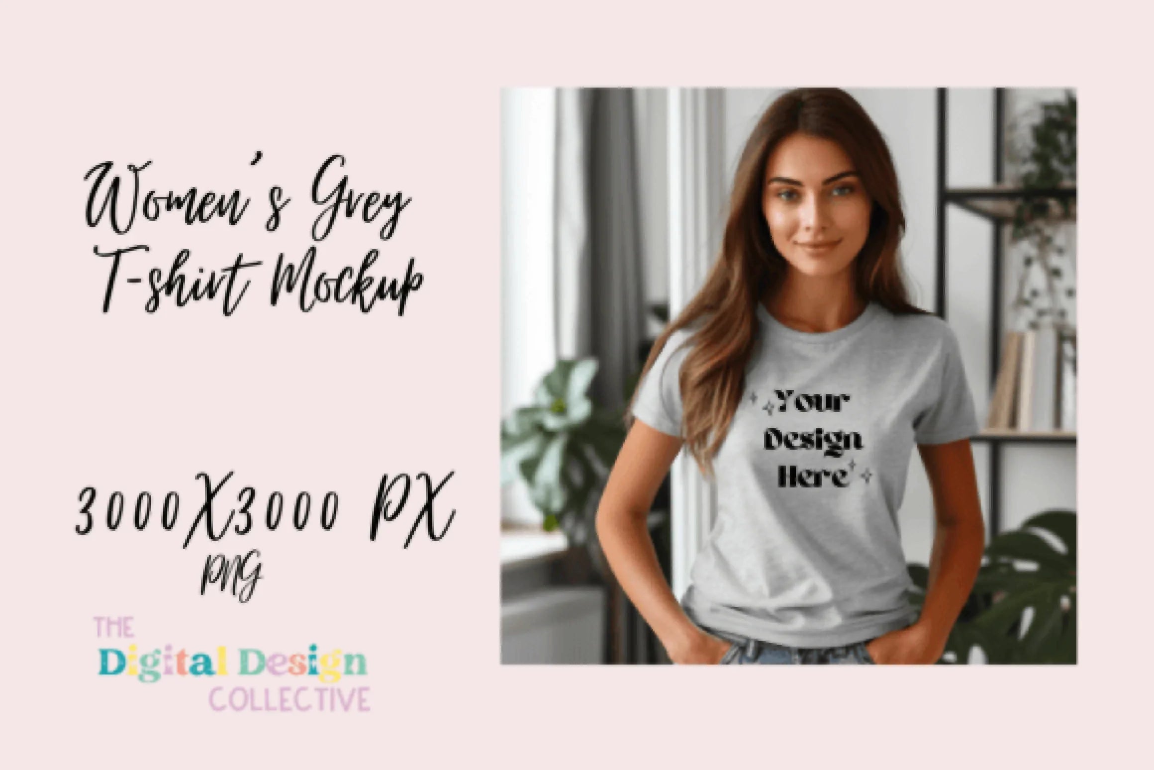 Women's Gildan Sport Grey T-Shirt Mockup - CraftNest - Digital Crafting and Art