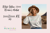 Women's White Gildan Sweater Mockup