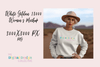 Women's White Gildan Sweater Mockup