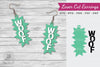 Woof Laser Cut Earrings Clipart Bundle