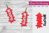 Woosh Laser Cut Earrings SVG Bundle