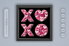 Xoxo Valentine Heart Papercut SVG Bundle - CraftNest - Digital Crafting and Art
