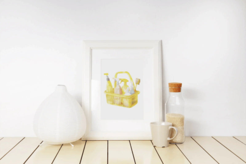 Yellow Cleaning Clipart Bundle - CraftNest - Digital Crafting and Art