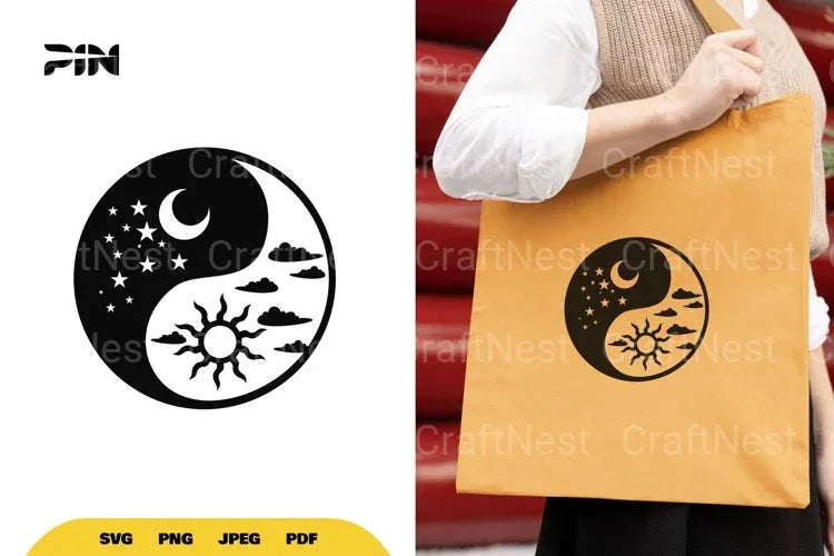 Yin Yang SVG Bundle - CraftNest - Digital Crafting and Art