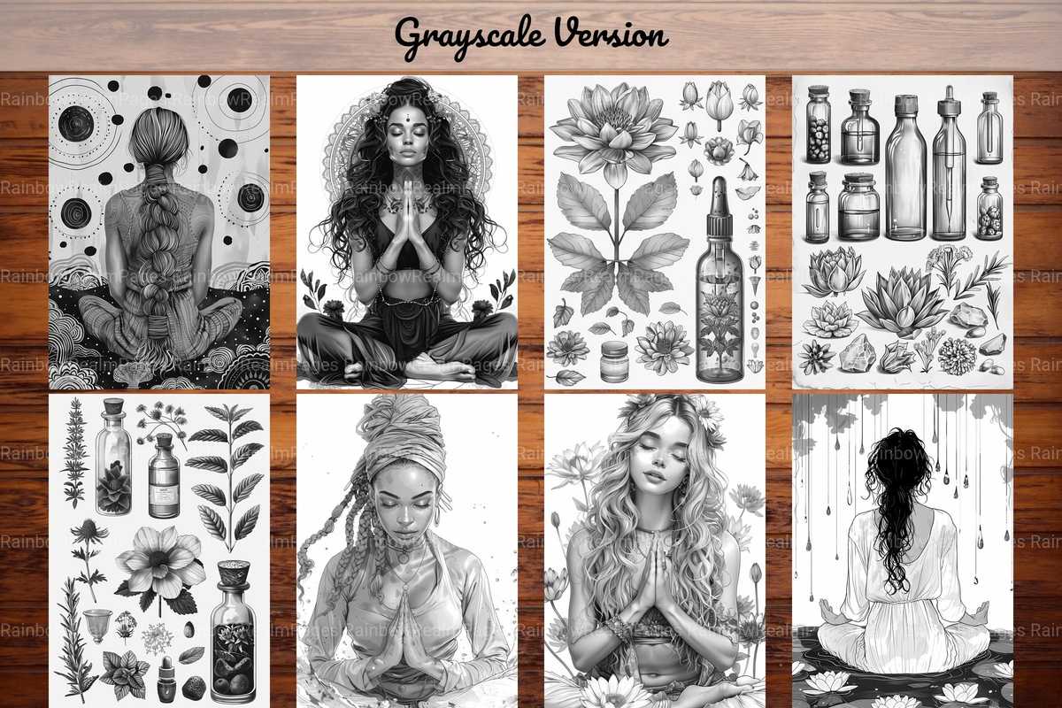 Yoga Coloring Books - CraftNest - Digital Crafting and Art