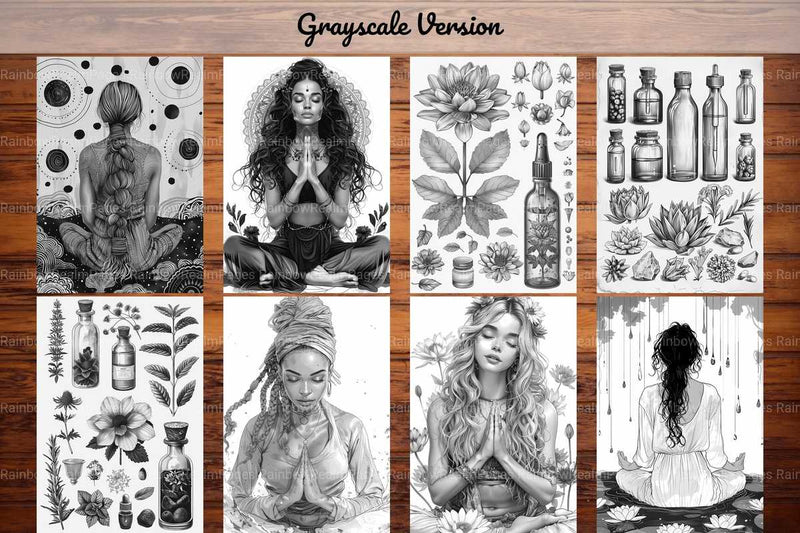 Yoga Coloring Books - CraftNest - Digital Crafting and Art