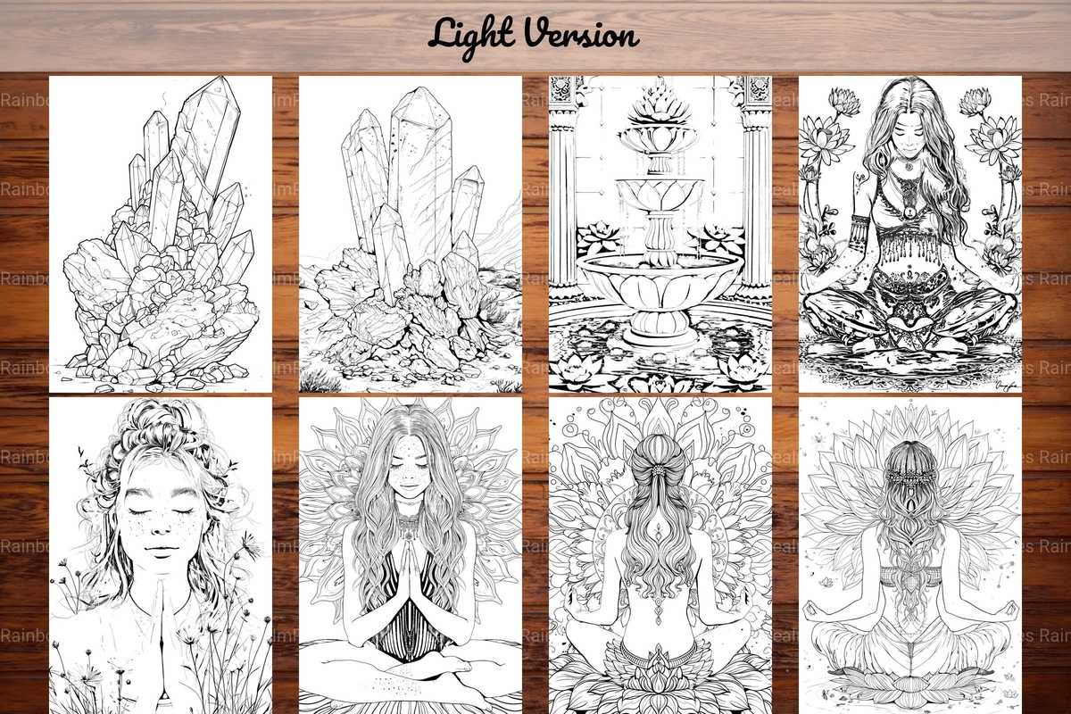 Yoga Coloring Books - CraftNest - Digital Crafting and Art