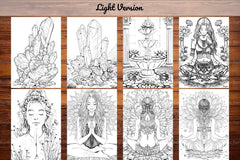 Yoga Coloring Books - CraftNest - Digital Crafting and Art