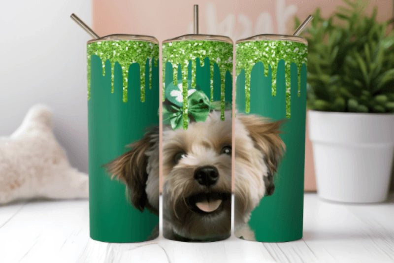 Yorkie Green St. Patrick's Tumbler Bundle - CraftNest - Digital Crafting and Art