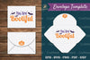 You Are Bootiful Envelope Template SVG Bundle