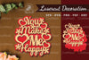 You Make Me Happy Laser Cut Decoration Bundle