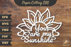You Are My Sunshine Papercut SVG Bundle