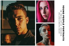 Young People Portraits - Stock Images - CraftNest - Digital Crafting and Art