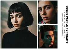 Young People Portraits - Stock Images - CraftNest - Digital Crafting and Art