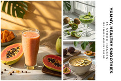 Yummy Healthy Smoothies - Stock Images - CraftNest - Digital Crafting and Art