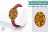 Zebra Texture Laser Cut Bracelet Design Bundle