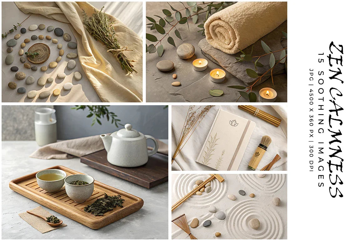 Zen Calmness - Stock Images - CraftNest - Digital Crafting and Art