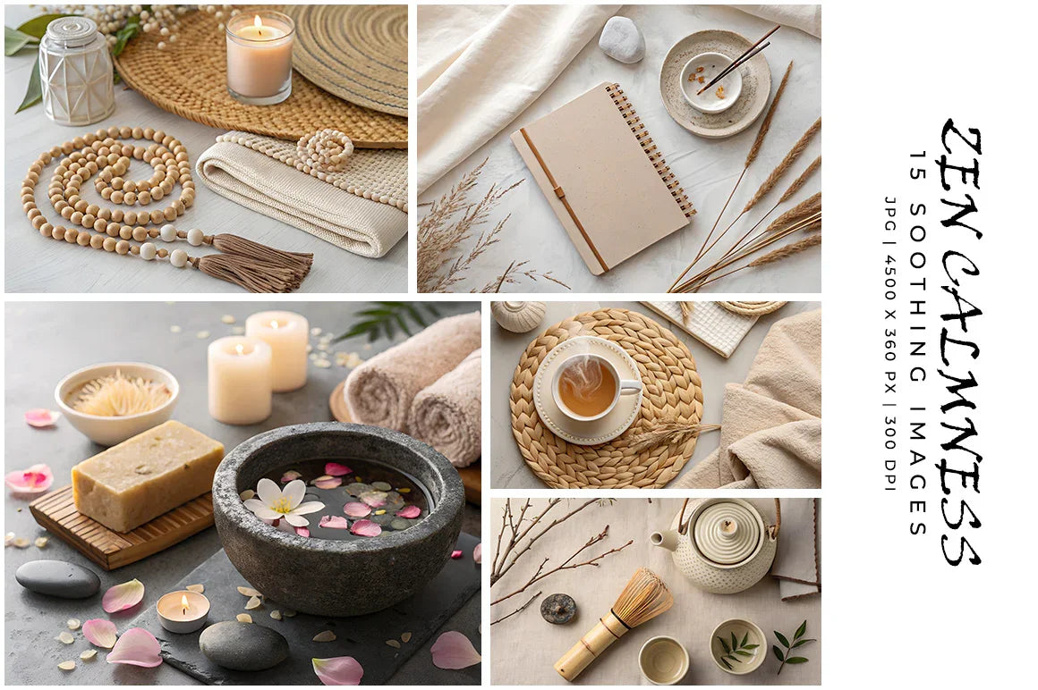 Zen Calmness - Stock Images - CraftNest - Digital Crafting and Art