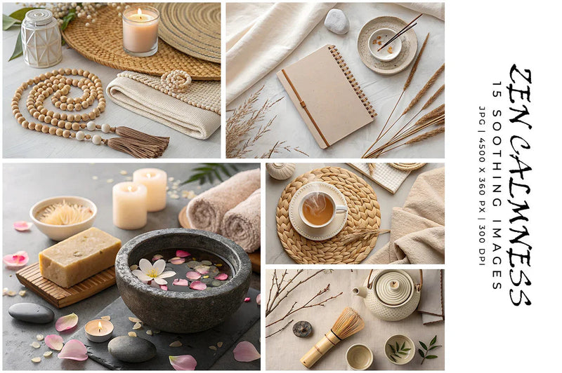 Zen Calmness - Stock Images - CraftNest - Digital Crafting and Art