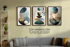 Zen Minimalism - Wall Art - CraftNest - Digital Crafting and Art