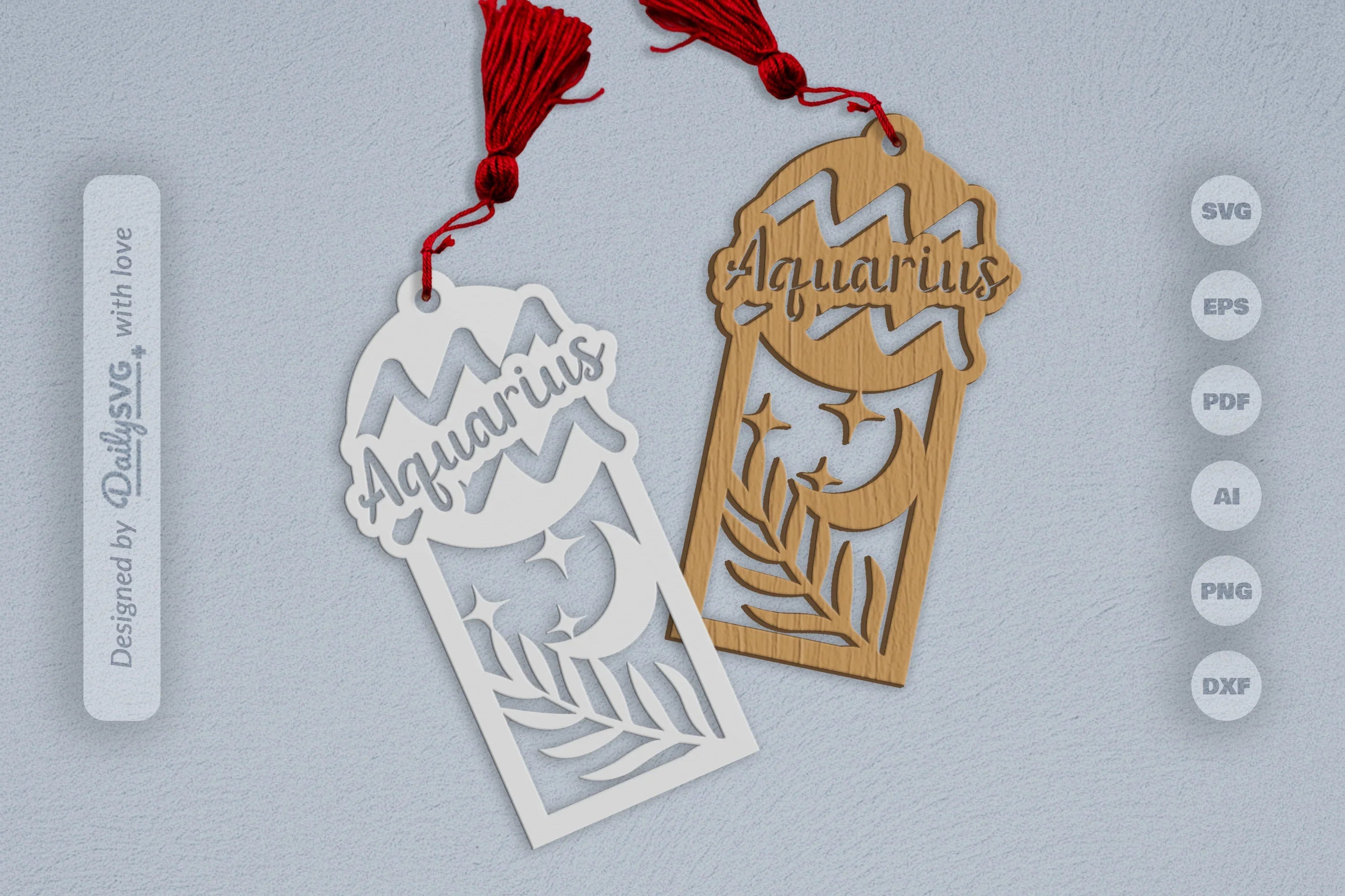 Aquarius Zodiac Laser Cut SVG Bundle - CraftNest - Digital Crafting and Art